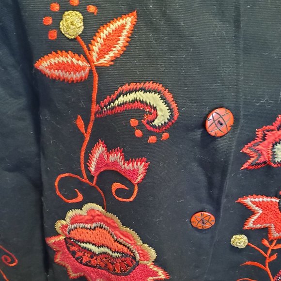Vintage embroidered jacket (90's) - Picture 4 of 8
